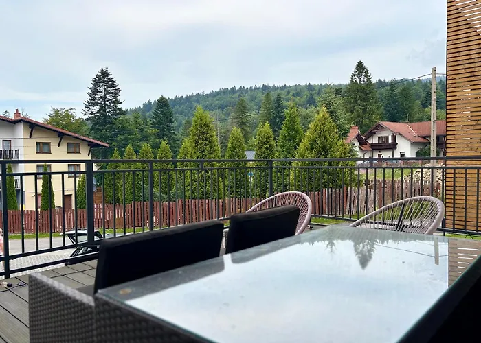 Nowy Tarasowy Na Stoku Z Sauna W Szczyrku * شتوروك