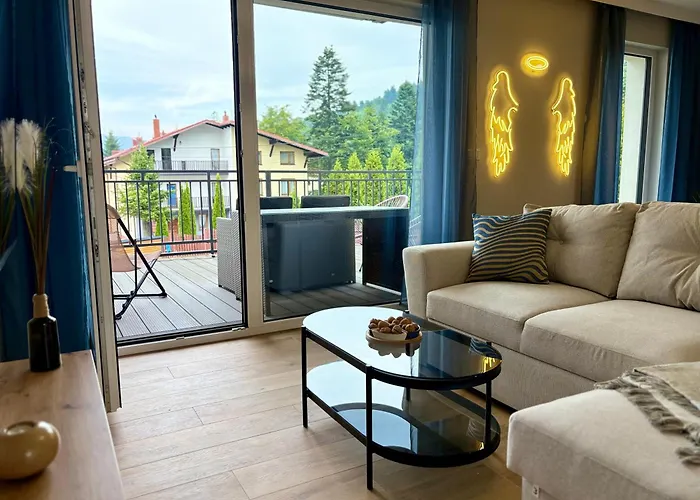 Nowy Tarasowy Na Stoku Z Sauna W Szczyrku