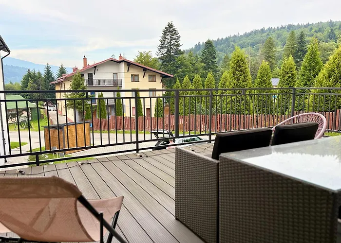 Nowy Tarasowy Na Stoku Z Sauna W Szczyrku شتوروك